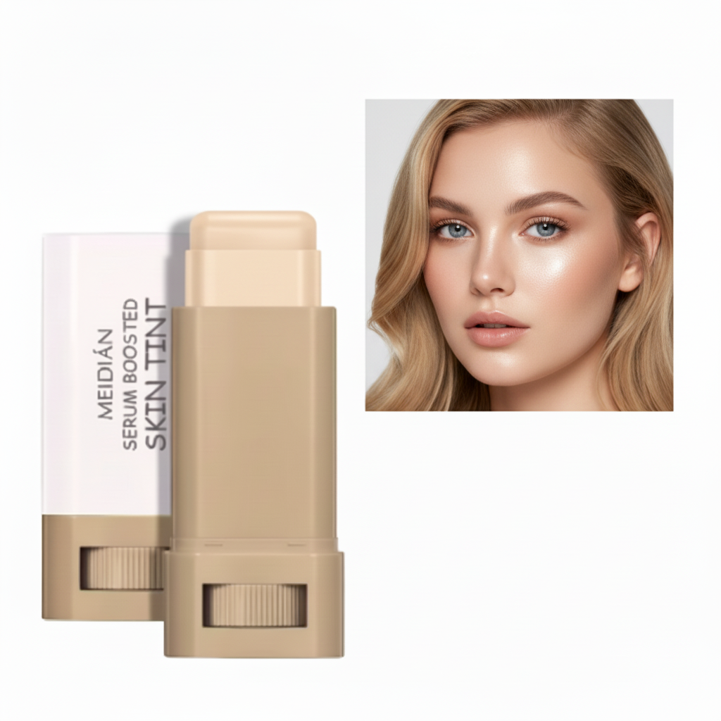 Meidián Serum Boosted Skin Tint - Blonde Model